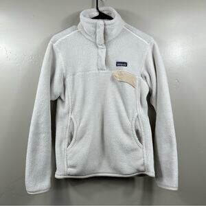 Women's Re-Tool Snap-T Pullover Sweater Raw Linen - White X-Dye Size XXS